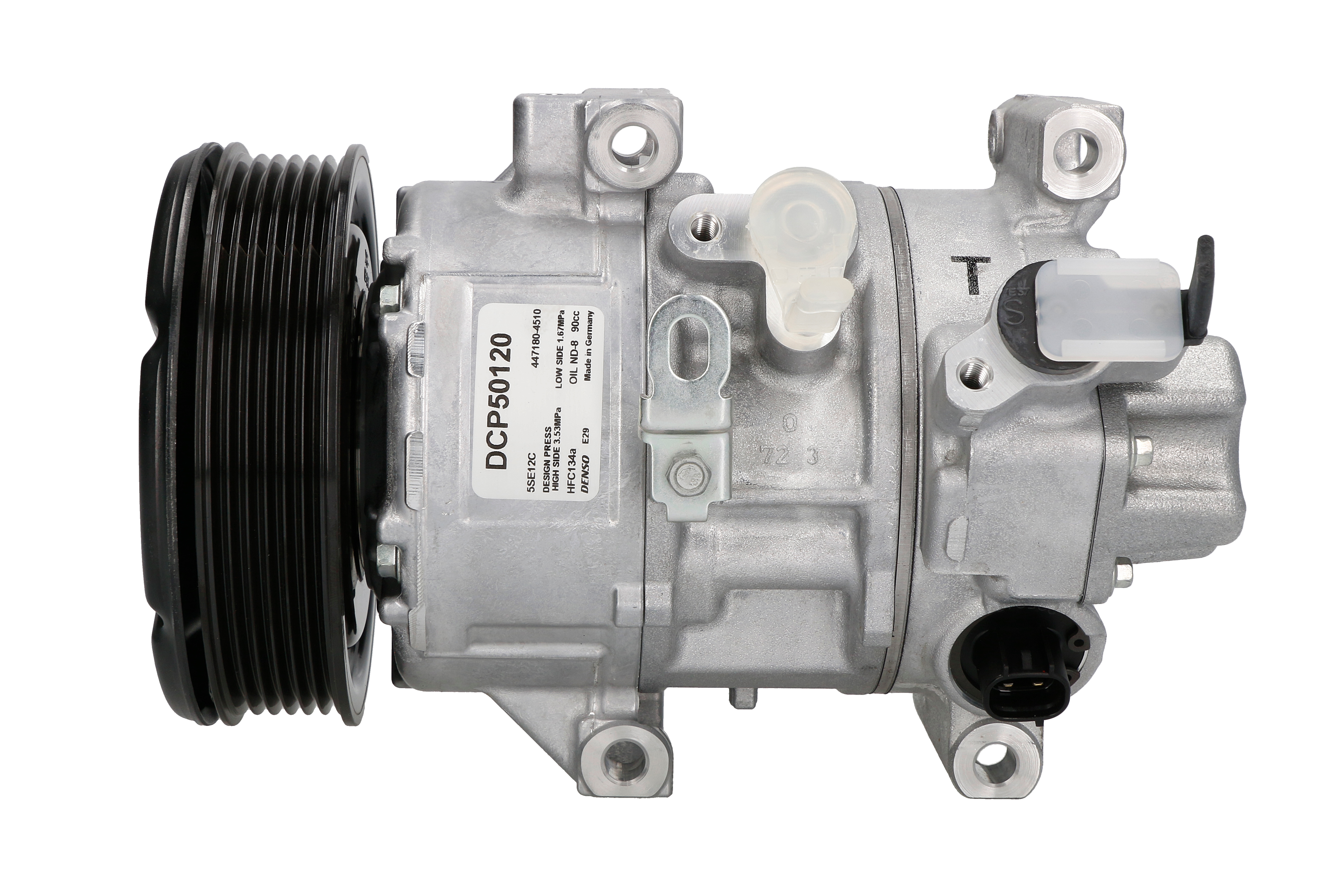 Компресор кондиціонера TOYOTA AVENSIS ЛІФТБЕК (_T25_) 1.8 2003.04 - 2008.11 1.8 VVT-I (Z DENSO (DCP50120) Denso фото 3