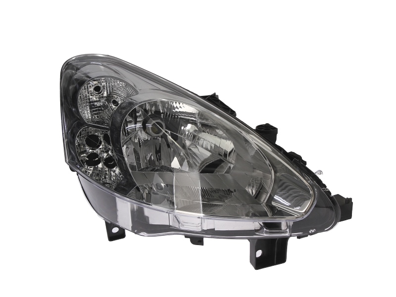 Far fata Dreapta (H4, electric, cu motor, culoare insert: cromat) potrivit PEUGEOT PARTNER TEPEE, PARTNER MINIVAN