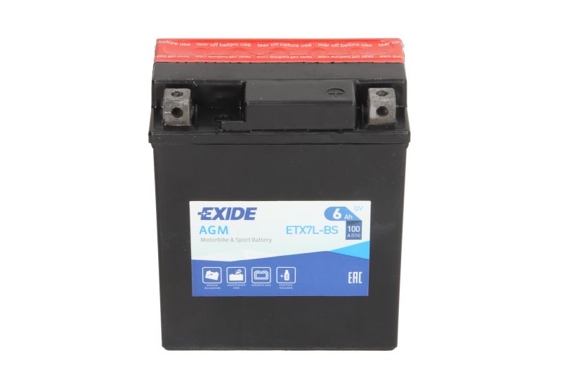 EXIDE startovací baterie APRILIA COMPAY 125 AC CUSTOM 09-10, MOJITO 125 (CUSTOM), 150 04-10, RS4 125 11-17, SR 125 (RACING), 150 2T, 125 99-02, BIMOTA SB 1100 (6), HONDA CA 125 REBEL 95-01, CB 600S F2 (HORNET S), 250 (NIGHT HAWK), 600F (HORNET), 250 (TWO-