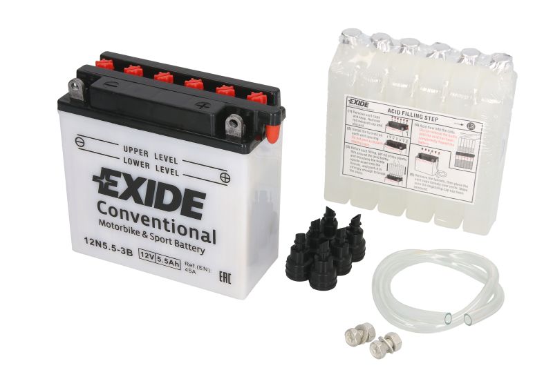 EXIDE startovací baterie APRILIA ETX 650, 125 88-00, RX 125 90, TUAREG 125 (RALLY) 89-91, GILERA APACHE 125 91-92, ARIZONA 200 85-88, CX 125 91, CRONO 125 91-92, DAKOTA 500, 350, ER 350 85-89, FAST 200, 125 87-88, GFR 125 93, KK 125 86-89, KZ 125 86-89, M