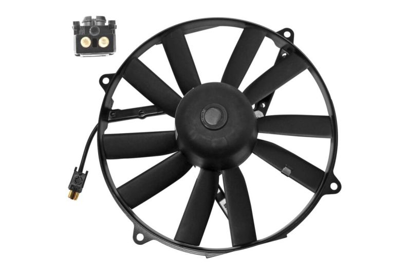 Ventilator habitaclu - Ventilator radiator Stanga (cu carcasa) potrivit MERCEDES S (C126), S (W126), SL (R129) 2.5-6.0 1979-2001