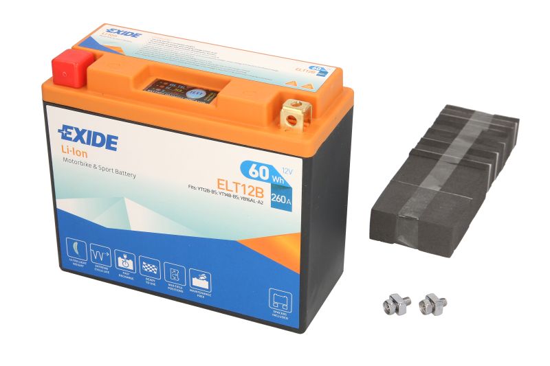 EXIDE startovací baterie  (ELT12B, 4306, ELT12B)