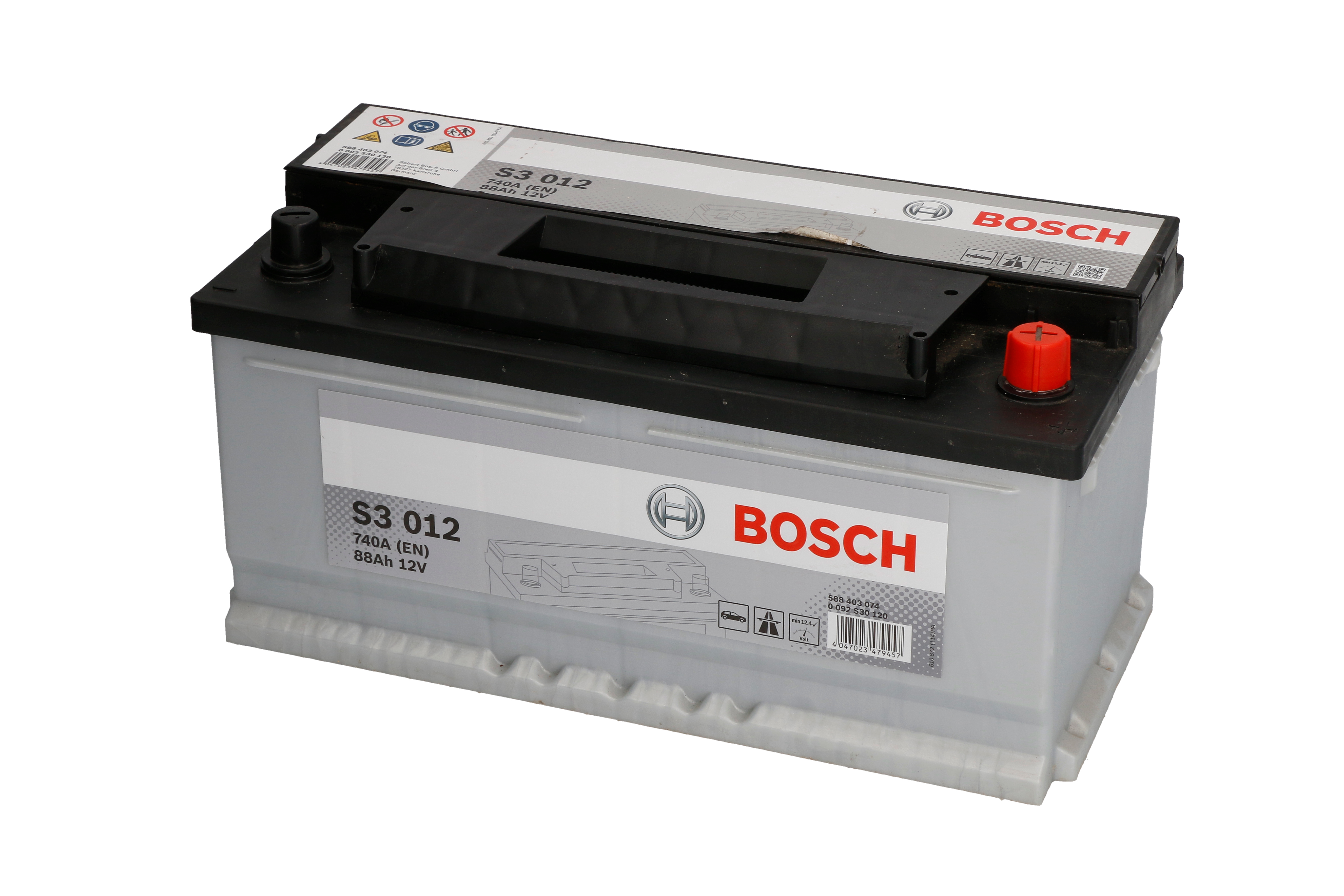 Акумуляторна батарея 88Ah/740A (353x175x175/+R/B13) Bosch фото 12
