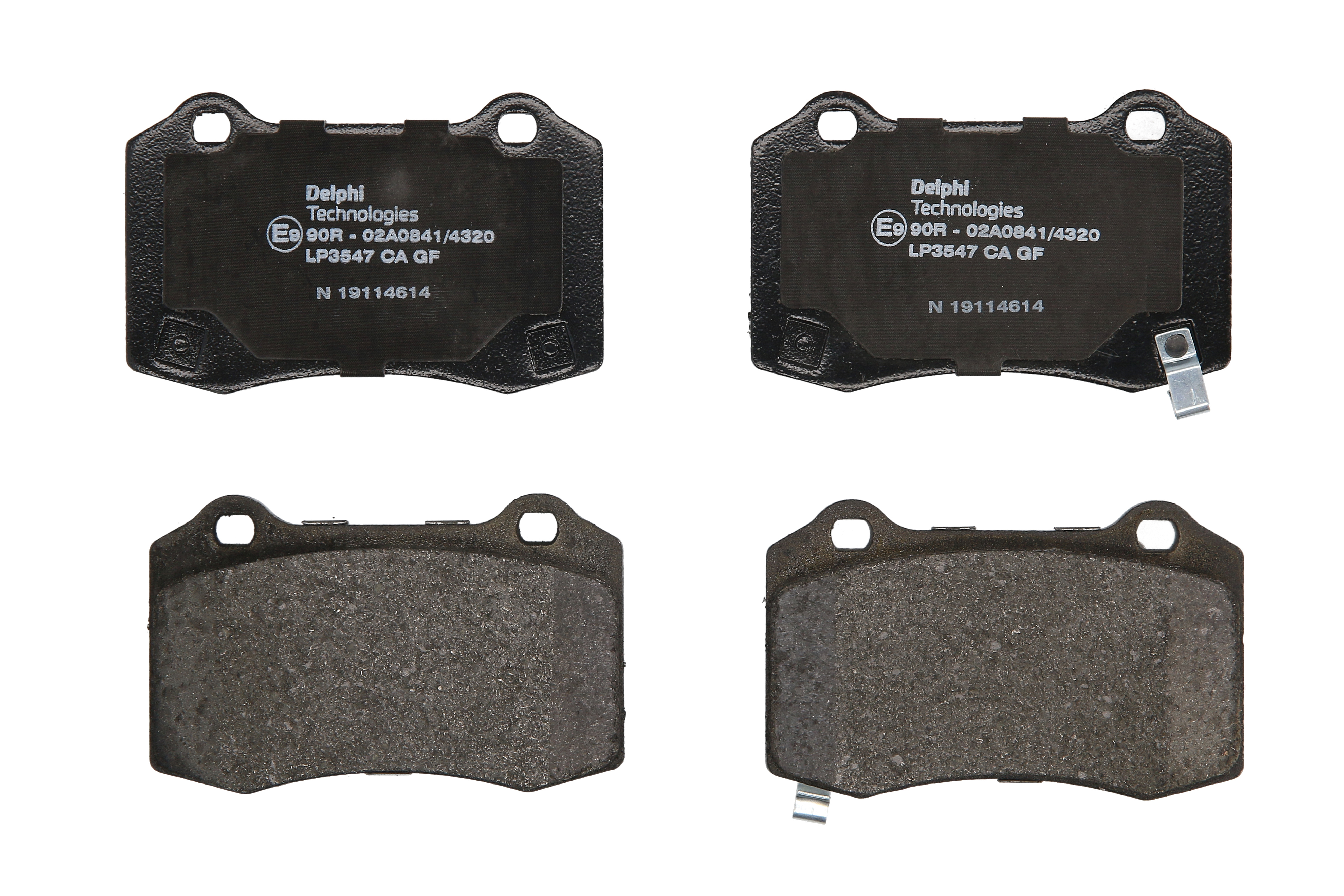 Комплект гальмівних колодок задн , CHEVROLET CAMARO, CHRYSLER 300C, DODGE CHALLENGER, CHALLENGER SRT8, CHARGER, JEEP GRAND CHEROKEE, GRAND CHEROKEE III, GRAND CHEROKEE IV 3.0-Electric 06.05-