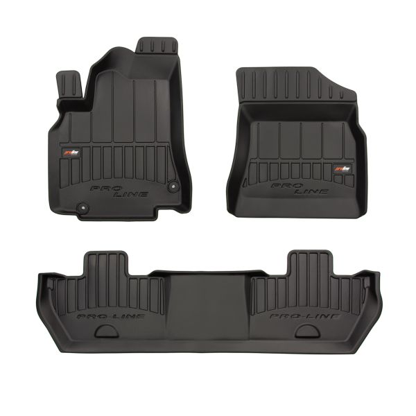 Set Covorase Auto Si Tavita Portbagaj CITROEN BERLINGO Box Body/MPV (B9) din 2008-2021, Cauciuc, Protectie Porbagaj, 4x Stickere auto cu CITROEN