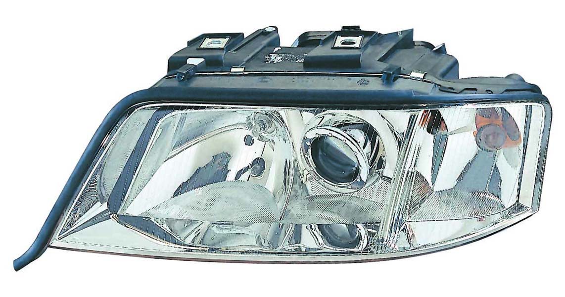 Far fata Stanga (H1 H7, electric, fara motoras, culoare insert: cromat) potrivit AUDI A6 C5, ALLROAD C5 01.97-06.01
