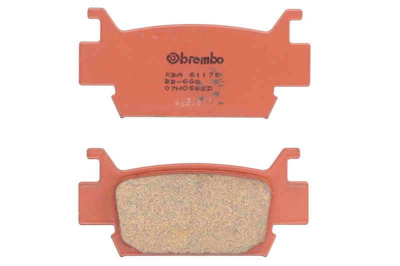 Levně BREMBO sada brzdových destiček, kotoučová brzda HONDA TRX 500FA (FOURTR.FOREM.), 680FA, 680 (RINCON), 680FGA (FOURTRAX R.), 500FE (FOURTR.FOREM. 4X4