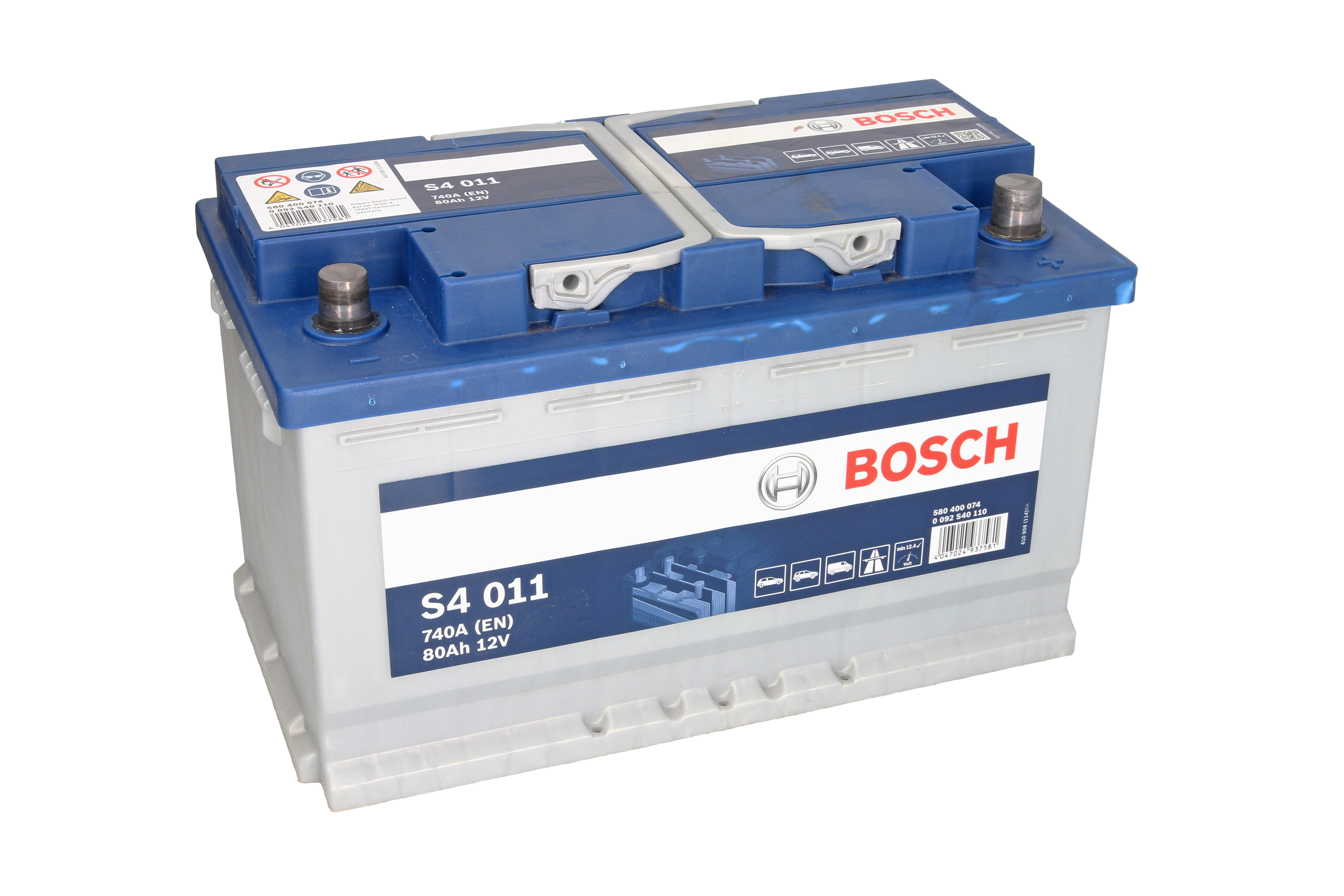 Акумуляторна батарея 80Ah/740A (315x175x190/+R/B13) Bosch фото 5
