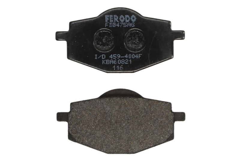 Levně FERODO sada brzdových destiček, kotoučová brzda YAMAHA DT 80LC II, 125R 85-03, TT 600 85-92, XC 125 TR (CYGNUS) 97-99, XT 350, 600Z (TENERE) 86-91
