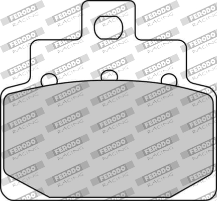 FERODO sada brzdových destiček, kotoučová brzda APRILIA HABANA 125 (RETRO), (CUSTOM) 99-04, LEONARDO 125ST, 125, 150 ST, 150 97-06, SR 150 2T, 125 99-02, SCARABEO 100 4T, (YAMAHA ENGINE), (MINARELLI ENGINE) 00-06 (VIC-A086)