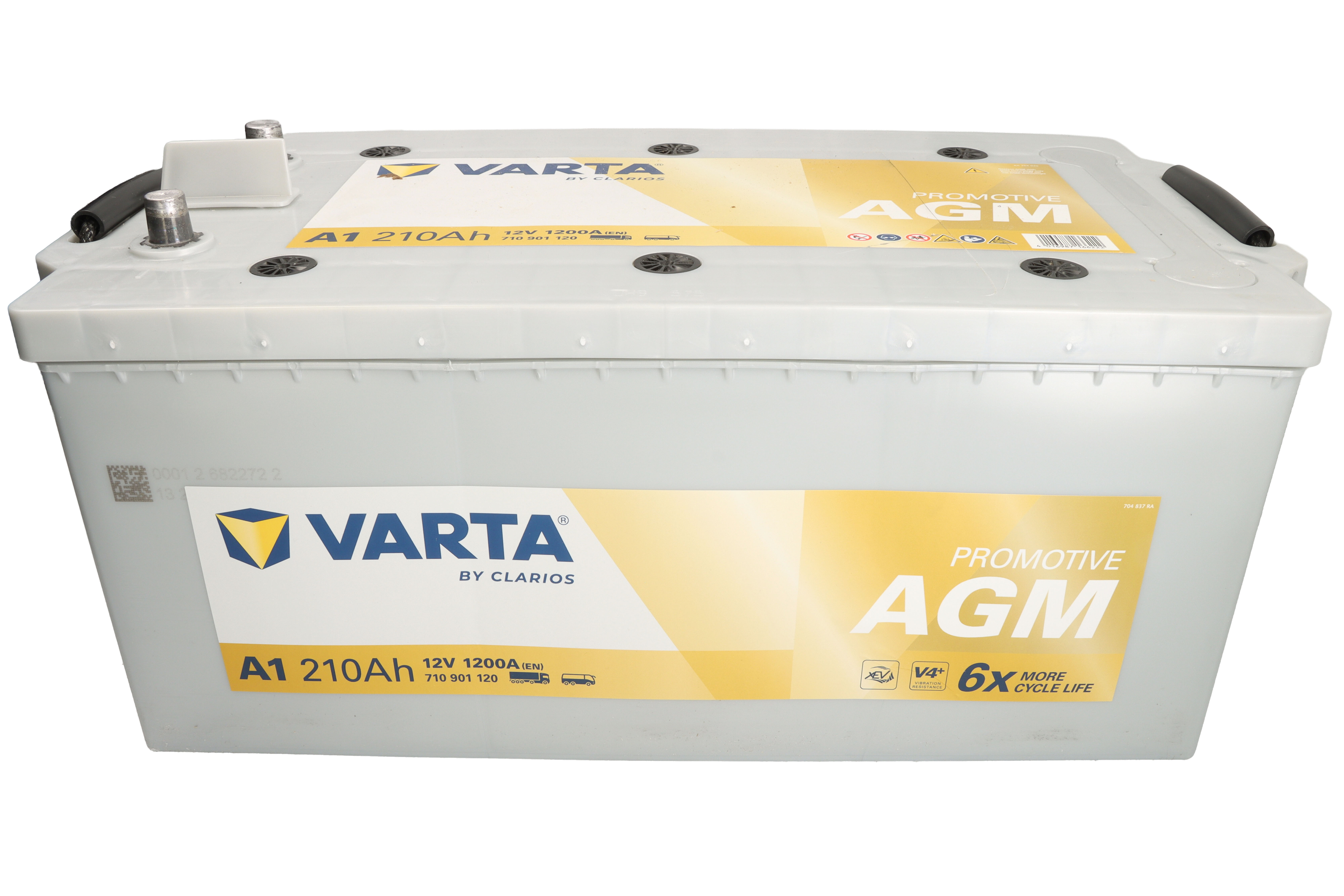 Акумулятор 12В 210Агод./1200А (EN) PROMOTIVE AGM (L+) 518x276x242 B00 - без монтажного фланця (Пусковий/AGM) фото 3