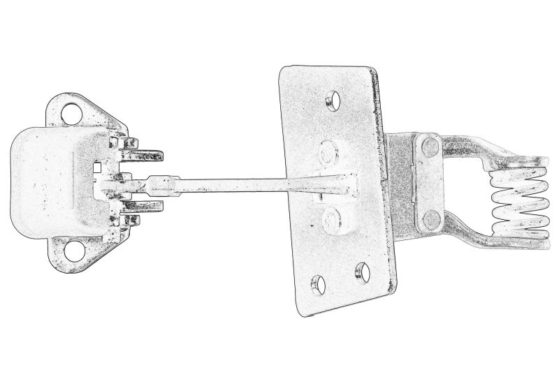 Elemente usa - Fixare usa Spate Dreapta potrivit VW CALIFORNIA T5 CAMPER, CALIFORNIA T6 CAMPER, MULTIVAN T5, MULTIVAN T6, TRANSPORTER T5, TRANSPORTER T6, TRANSPORTER T6 / CARAVELLE T6 04.03-08.24