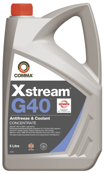 XSG405L (тип охолоджувача G12++/G40) (5L, 1:1=-36°C), Si-OAT, фіолетовий, включає: моно-етиленгліколь