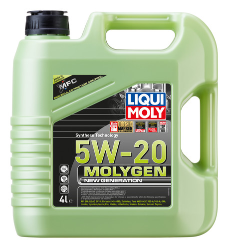 Олива моторна Molygen New Generation 5W-20 4л LIQUI MOLY (20798) Liqui Moly фото 4