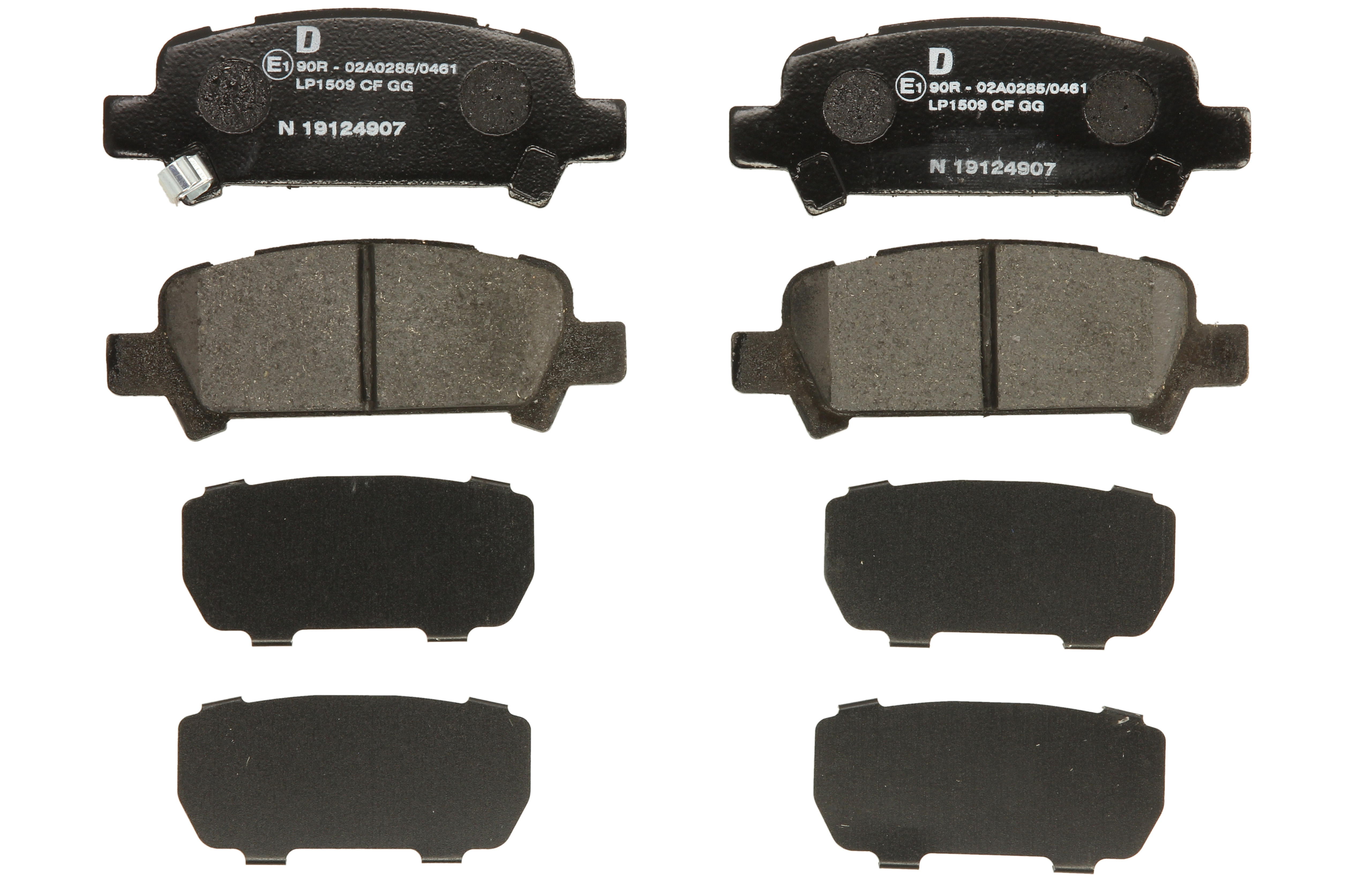 Комплект гальмівних колодок задн , SUBARU FORESTER, IMPREZA, LEGACY III, LEGACY IV, LEGACY V, OUTBACK 1.5-3.0 03.94-12.14