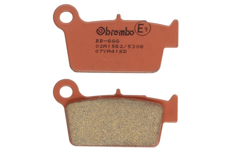 BREMBO sada brzdových destiček, kotoučová brzda APRILIA RXV 550, 450 05-06, SXV 550, 450 06-07, BETA FACTORY 450 09, RR 525 (ENDURO), 450 (ENDURO), 400 (ENDURO), 125 4T (ENDURO), 400 (RACING ED.) 05-08, KAWASAKI KLX 450 R 07-11, KX 250F, 450F, 250 04-11, 