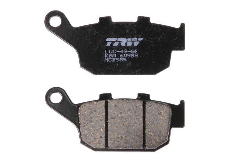 TRW ZF brake pads KH140 organic HONDA XLV TRANSALP 91-13, XRV 750 AFRICA TWIN 90-03, NX 650 DOMINATOR 88-94, SUZUKI XF 650 97-02, YAMAHA XJ6 09-12, rear
