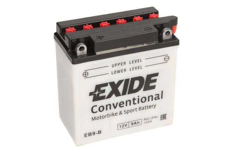 EXIDE startovací baterie APRILIA AF1 125 (SINTESI), (FUTURA), (SPORT PRO), (REPLICA) 88-93, CLASSIC 125 97-01, ETX 125 98-01, RS 125 (EXTREMA), (80 KM/H), (REPLICA), (TUONO) 92-09, RED 125 91-96, SR 50LC (STREET), 50LC DITECH (SPORT), 125 (MOTARD 4T), 50R