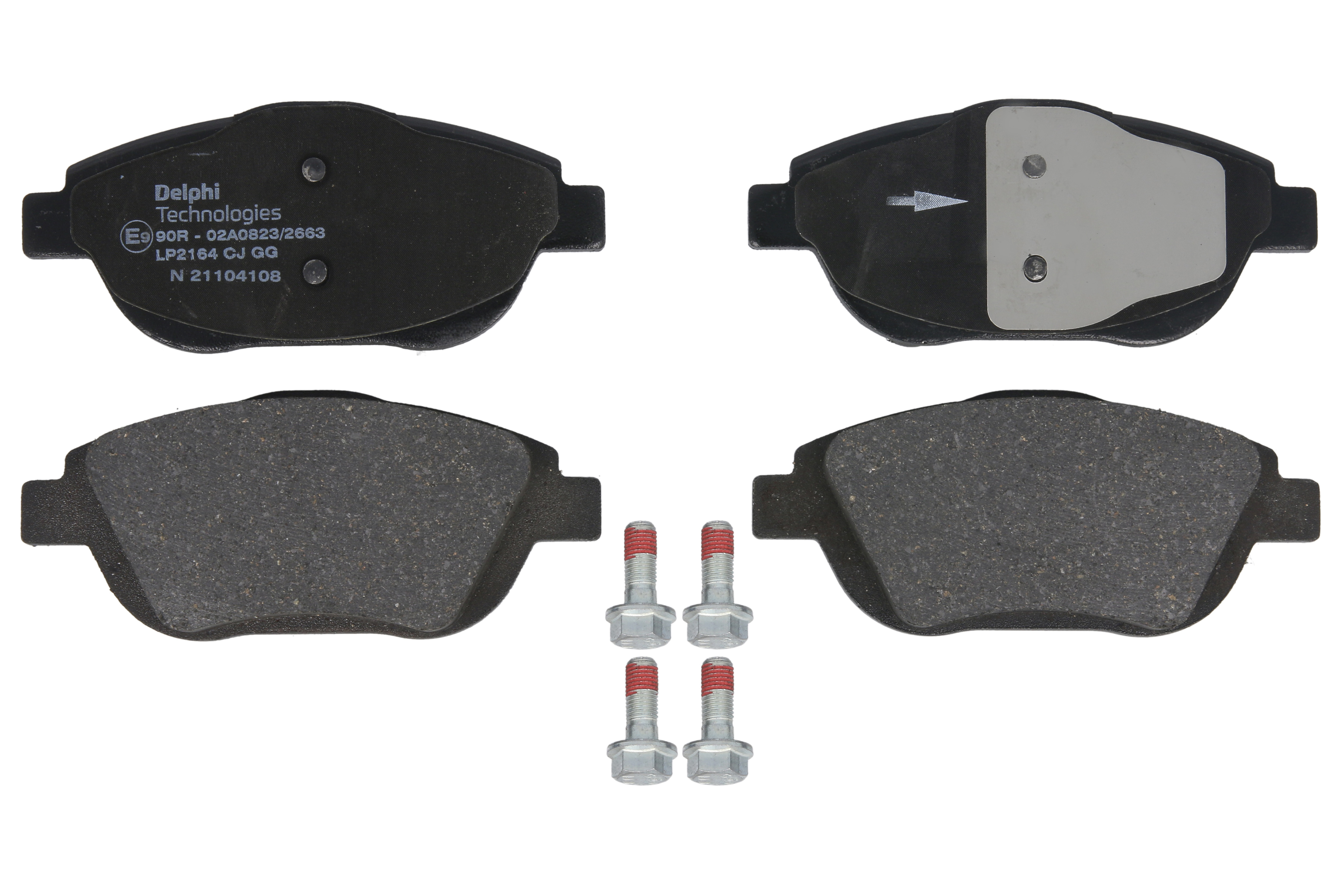 Комплект гальмівних колодок передн , DS DS 3, DS 3 / DS 3, CITROEN C3 AIRCROSS II, C3 AIRCROSS III, C3 II, C3 III, C3 IV, C3 ORIGIN III, C3 PICASSO, C4 CACTUS, C4 III, C4 X 1.0-Electric 02.09-