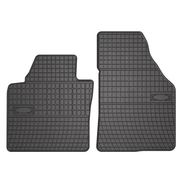 Set 5 covorase auto Volkswagen TOURAN (1T3) din 2014-2021, cu covoras tunel median, cauciuc, 4x Stickere auto cu Volkswagen