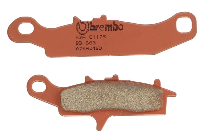 BREMBO sada brzdových destiček, kotoučová brzda KAWASAKI BRUTE 650 02-06, KFX 450R (KSF), 450R, 700 V-FORCE, 700 (KSV) 2X4, 700 (KSV) 04-14, KVF 700