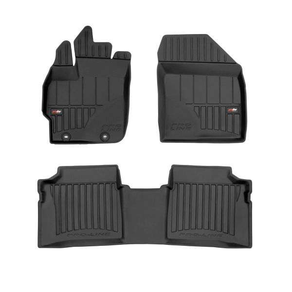 Set Covorase Auto Si Tavita Portbagaj TOYOTA PRIUS (_W3_) din 2008-2016, Cauciuc, Protectie Porbagaj, 4x Stickere auto cu TOYOTA