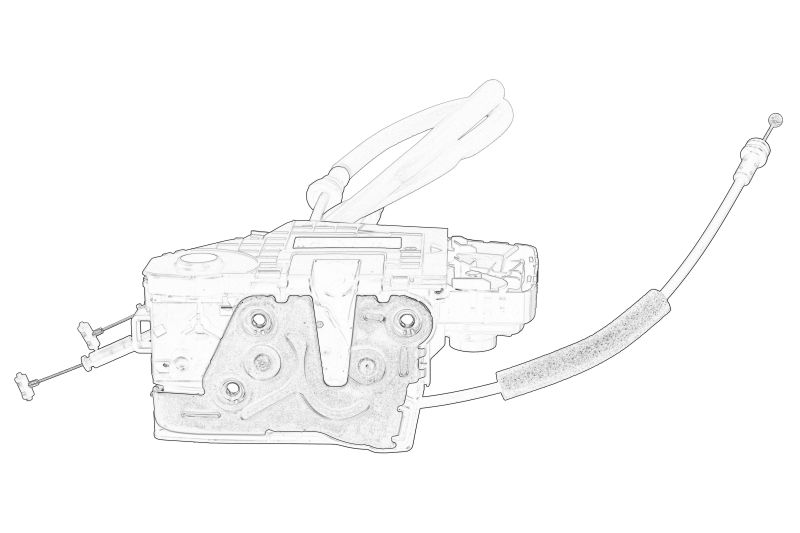 Inchidere - Incuietoare usa potrivit HYUNDAI TUCSON 06.15-09.20