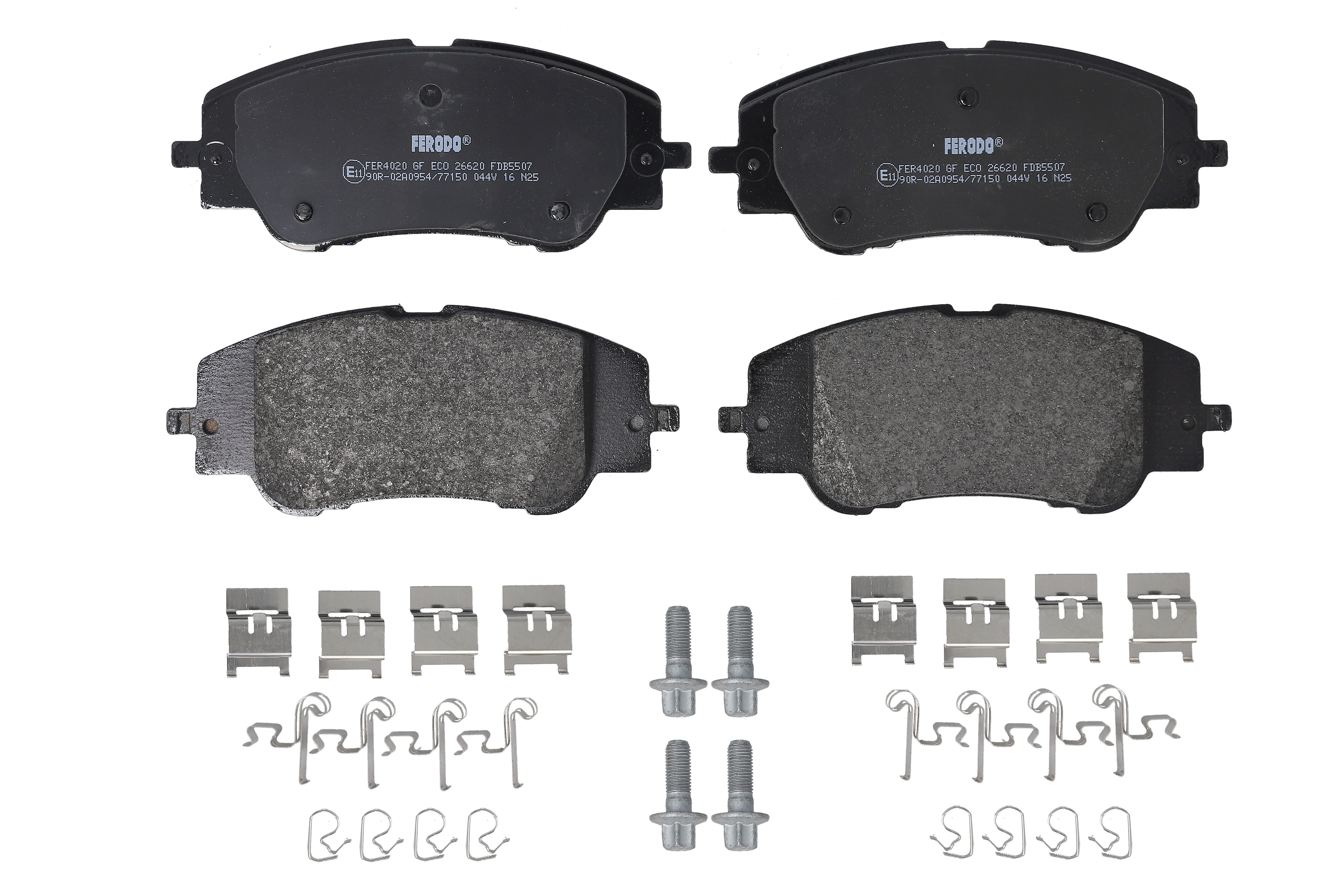 Комплект гальмівних колодок передн , DS DS 3 / DS 3, ALFA ROMEO JUNIOR, CITROEN C3 IV, C4 III, C4 X, FIAT 600E / 600, JEEP AVENGER, OPEL CORSA F, MOKKA, PEUGEOT 2008 II 1.2-Electric 10.18-