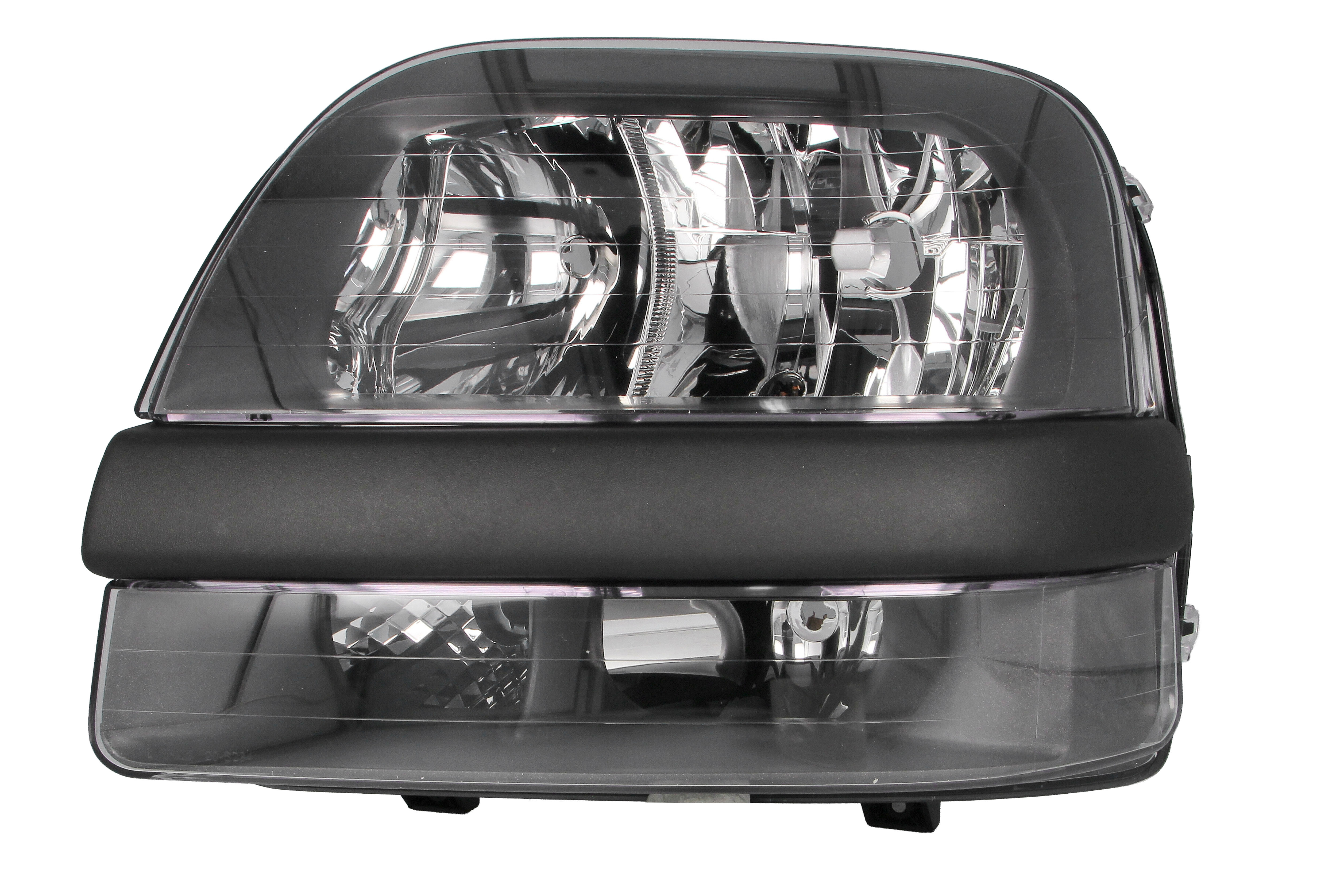 Фара лів (2*H1/H7, електричн, без мотора, колір відбивача: чорн) FIAT DOBLO I 03.01-12.05