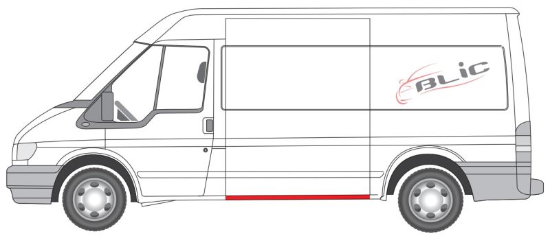 Lijevi prag za vozilo FORD TRANSIT 5 FL