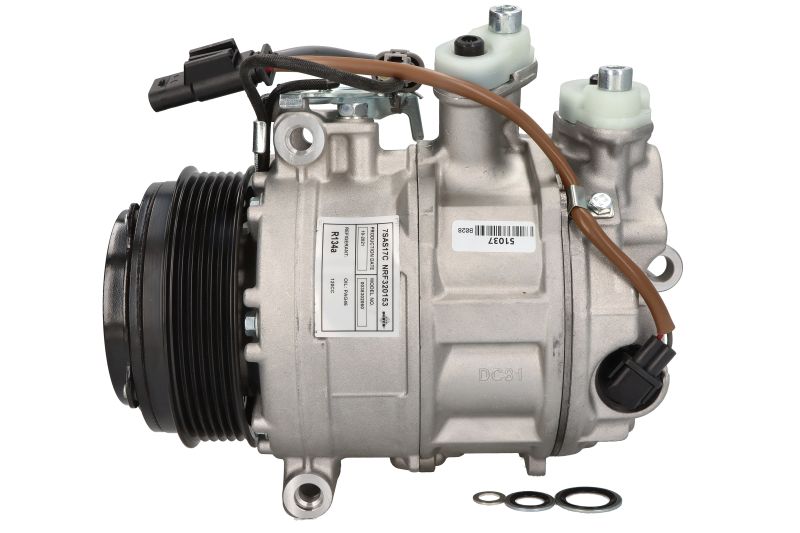 Compresor climatizare potrivit MERCEDES C (A205), C (C205), C T-MODEL (S205), C (W205), E (A238), E (C238), E T-MODEL (S213), E (W213), GLC (C253), GLC (X253), GLE (W166) 2.2D 3.0 3.5 03.14-