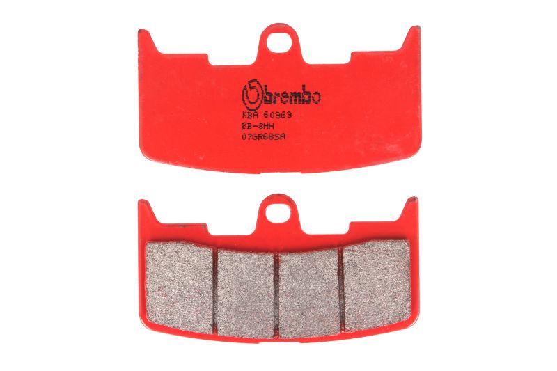 BREMBO sada brzdových destiček, kotoučová brzda BUELL XB12R 1200 (FIREBOLT) 04-06, XB12S 1200 (LIGHTNING) 04-06