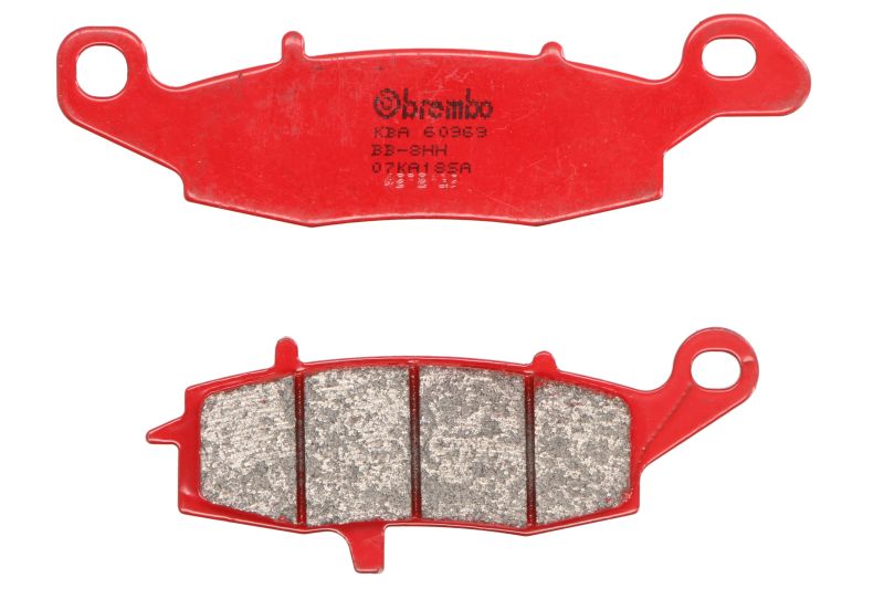 BREMBO sada brzdových destiček, kotoučová brzda KAWASAKI ER-6F 650 ABS 06-07, ER-6N 650 05-07, GPZ 1100 95-97, KLE 650 (VERSYS) 07, VN 2000, 1600 (MEAN STREAK), 1500 (MEAN STREAK), 1500R (DRIFTER), 1600 (CLASSIC), 800 (DRIFTER), 1600 (CLAS. TOURER), 1500F
