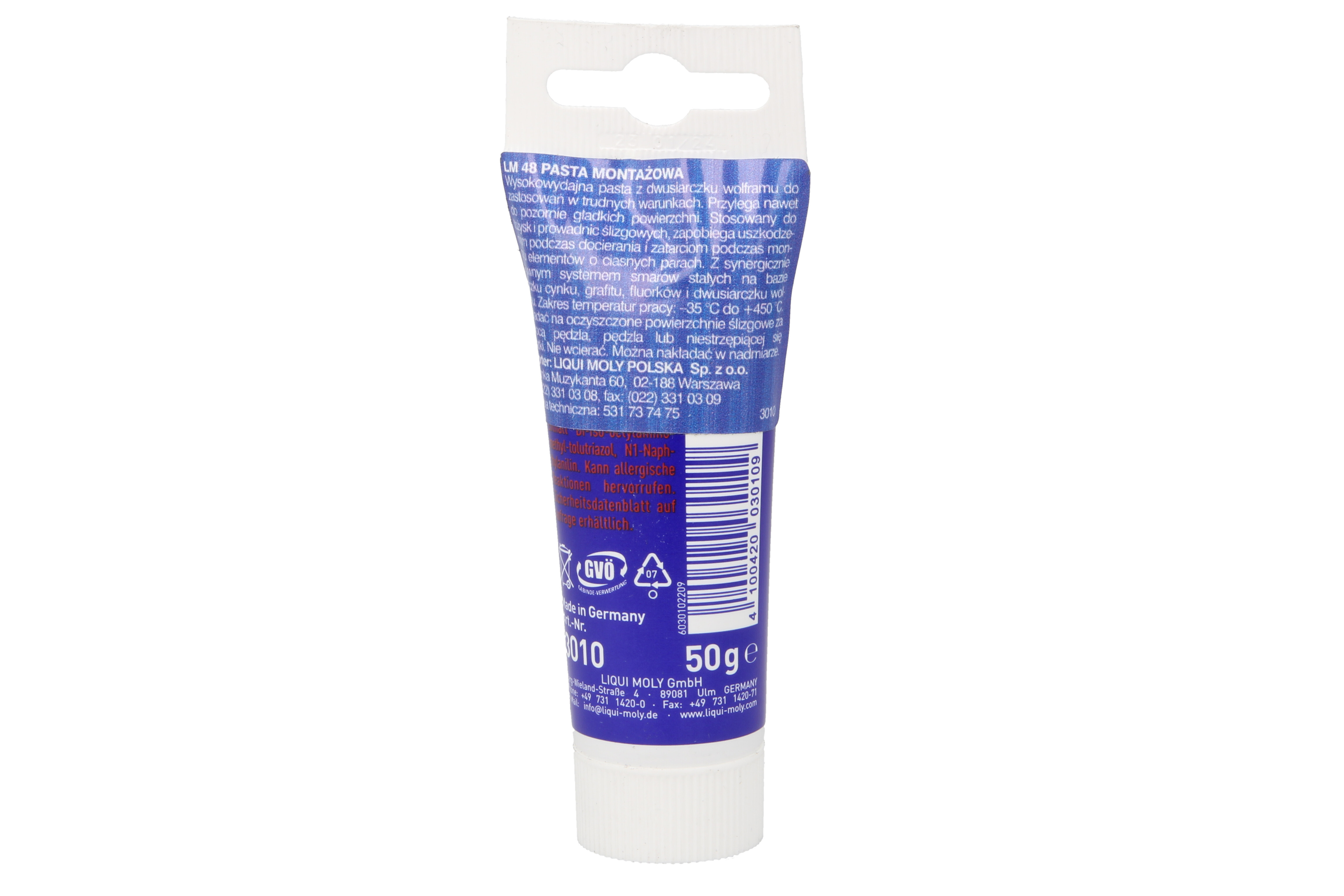 Паста монтажна для високих навантажень LM 48 Montagepaste (50ml) (для підшипників ковзання) Liqui Moly фото 7