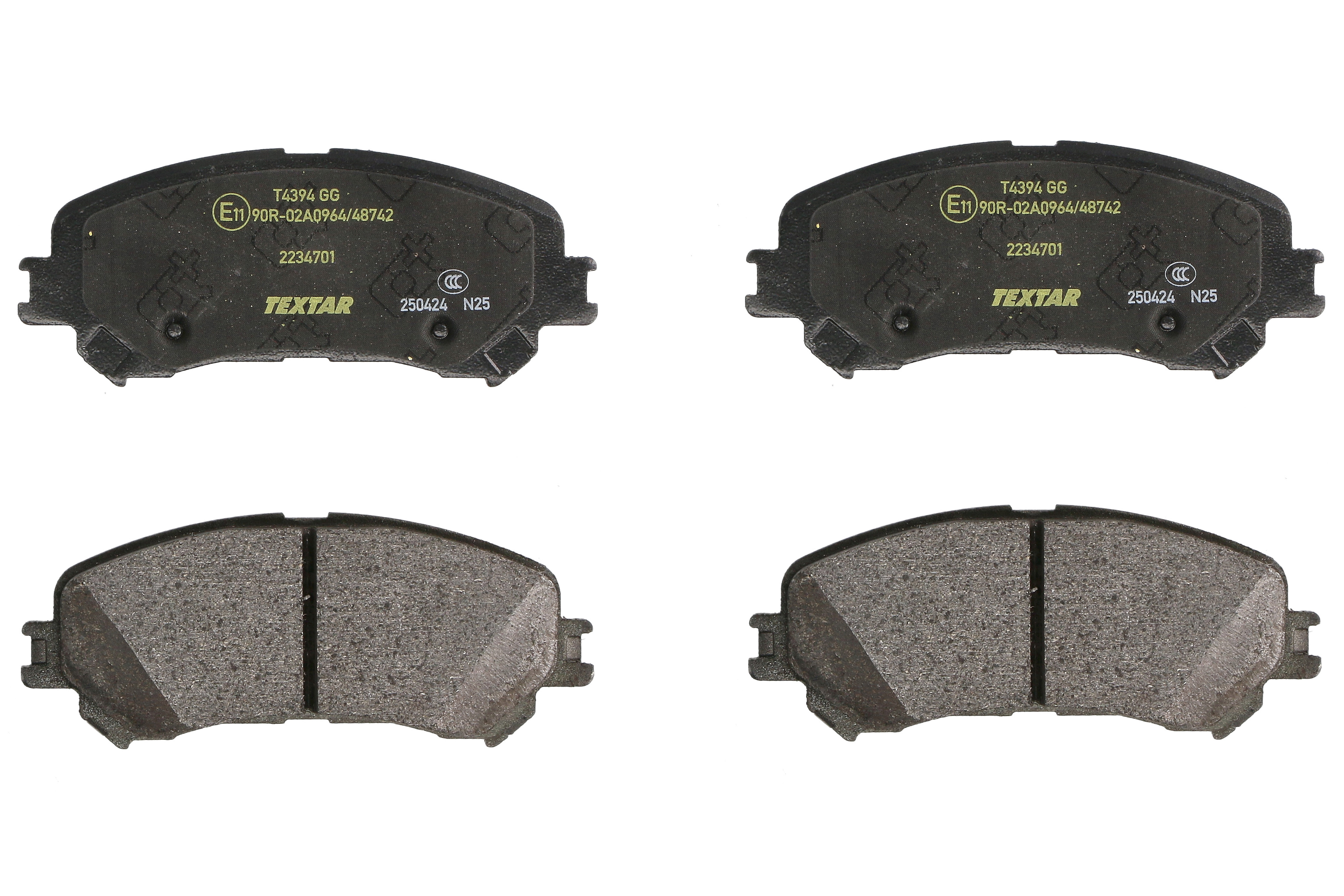 Комплект гальмівних колодок передн , RENAULT ESPACE V, GRAND SCENIC IV, MEGANE IV, SCENIC IV, TALISMAN 1.2-2.0D 02.15-