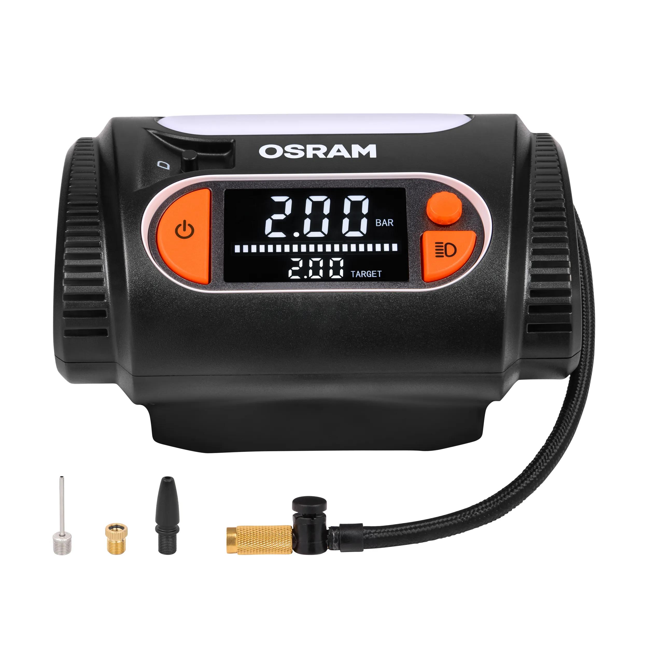 Компресор для накачування шин TYREINFLATE 2130 / 12V 15A 180W / ШИНА R13 НАКАЧУЄТЬСЯ ЗА 2 ХВ. / OSRAM (OTI2130) osram фото 7