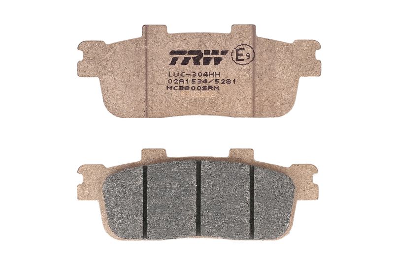 TRW MOTO sada brzdových destiček, kotoučová brzda DAELIM ET 300 (QUAD) 07, QL 250, 125 STEEZER, 125 STEEZER ABS 15-22, S3 125 EFI ABS 17-22, S300 250 FI ABS 17-18, ST 250 (SECTOR QUAD) 05-06, VL 250 DAYSTAR ABS 17-22, E-TON VXL 250, 300 (VECTOR) 06, PEUGE