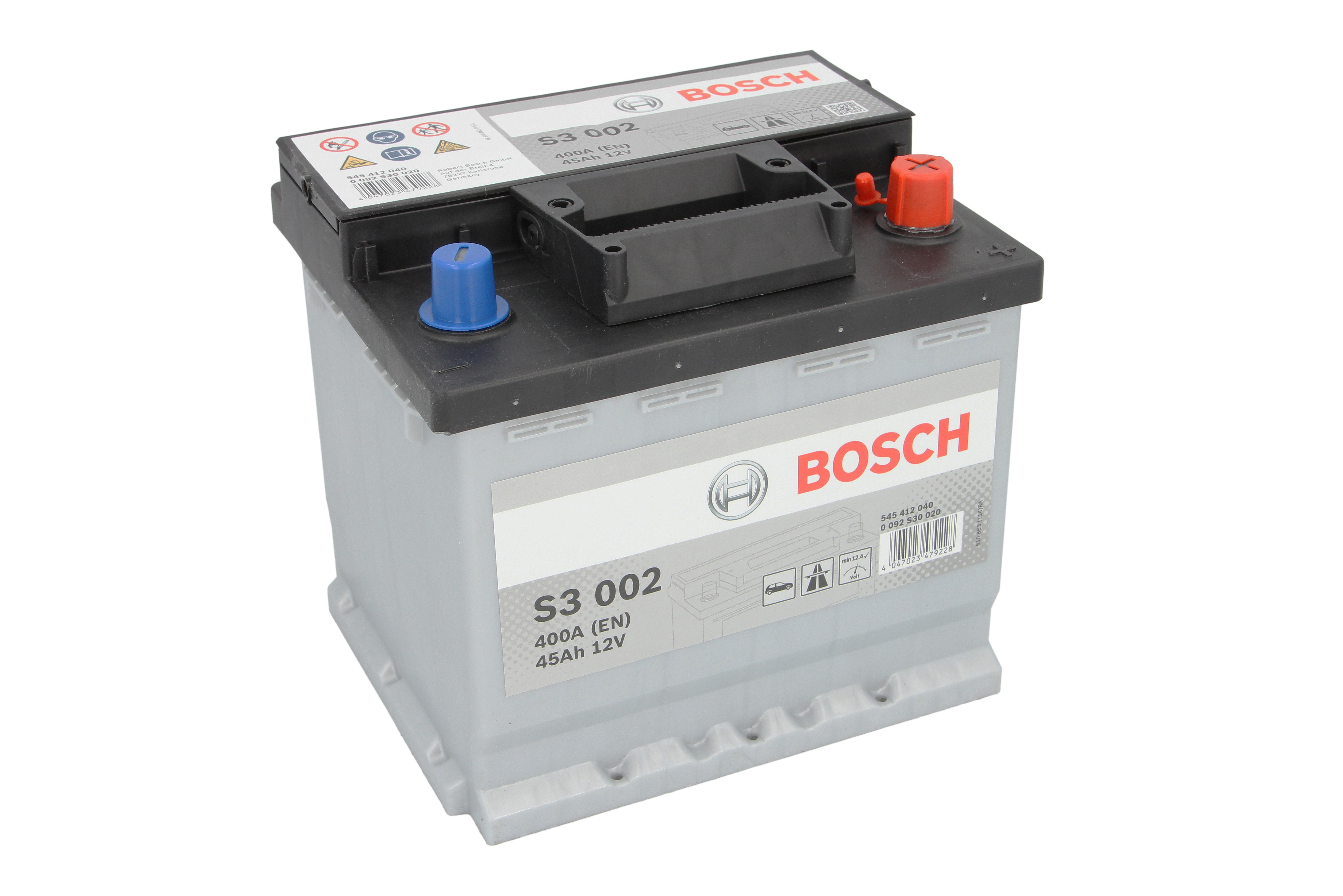 Акумуляторна батарея 45Ah/400A (207x175x190/+R) S3 Bosch фото 7