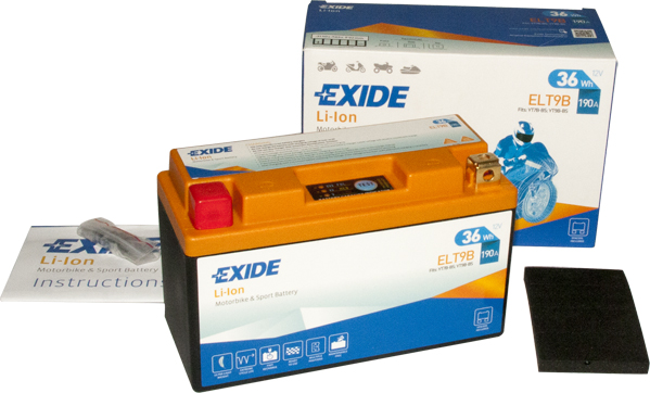 EXIDE startovací baterie BETA ALP 350 (4.0) 04-09, M4 350 04-09, KYMCO QUANNON 125 (NAKED) 07-10, SUZUKI DR-Z 400 E, SM, SMU, S 00-08, TRIUMPH DAYTONA 675 06-07, YAMAHA TT-R 250 99-03, XC 125 X (CYGNUS X) 07-09, YP 250 (MAJESTY), A ABS (MAJESTY ABS) 96-03
