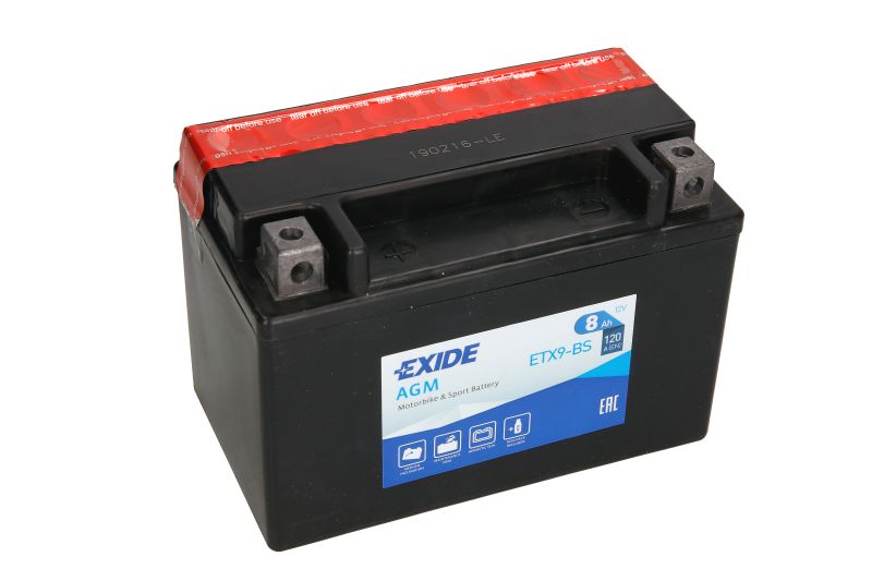 EXIDE startovací baterie AEON COBRA 125RS, 180RS II, 180RS 02-08, OVERLAND 180 02-09, APRILIA AF1 125 (SINTESI), (SPORT PRO) 88-93, LEONARDO 150 98-00, MOJITO 125 (CUSTOM) 02, PEGASO 125 93-95, RS 125 92-09, RX 125 91-92, RED 125 91-96, SR 125 (RACING) 00