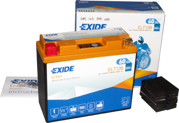 EXIDE startovací baterie  (ELT12B, 4306, ELT12B)