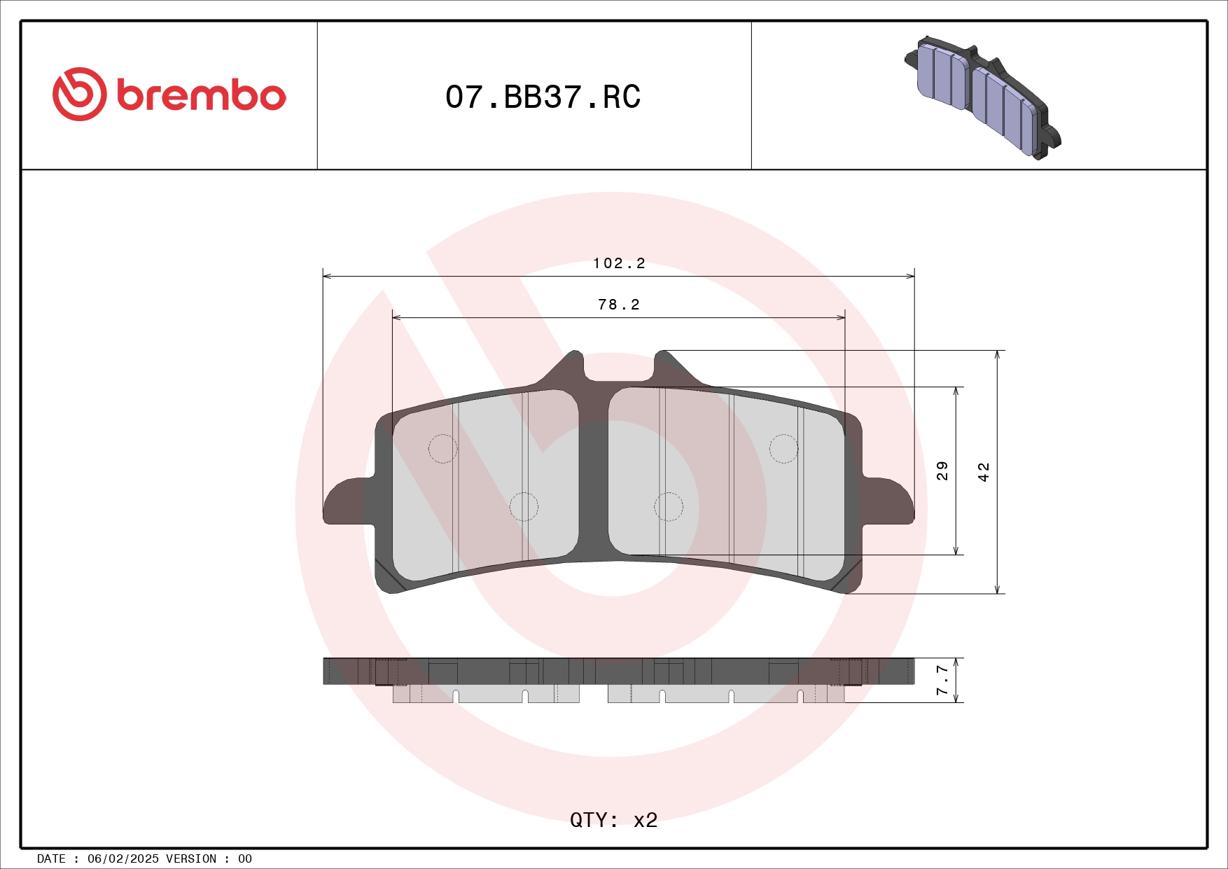 BREMBO sada brzdových destiček, kotoučová brzda APRILIA RSV 1000 RSV4 R ABS, RSV4 R FACTORY, (FACTORY), RSV4 FACTORY ABS, R, RSV4 R APRC ABS 09-15, BMW HP2 1200 (SPORT) 08-10, HP4 1000 RACE 19, S 1000 RR HP4 12-16, BENELLI IMPETO 1198 16, TESI 1078 3D NAK