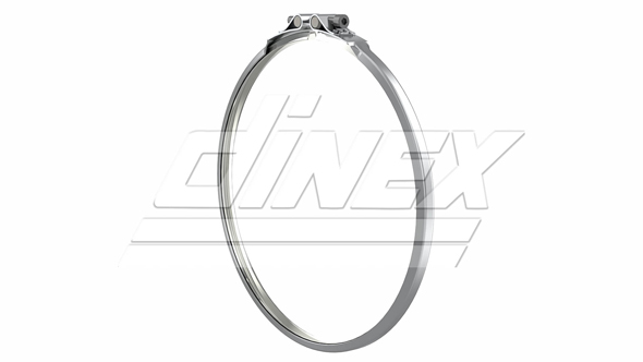 Colier sistem esapament (380mm, otel inoxidabil) potrivit MAN potrivit MAN TGS I, TGX I D1556LF08-D2676LF68 06.06-09.21