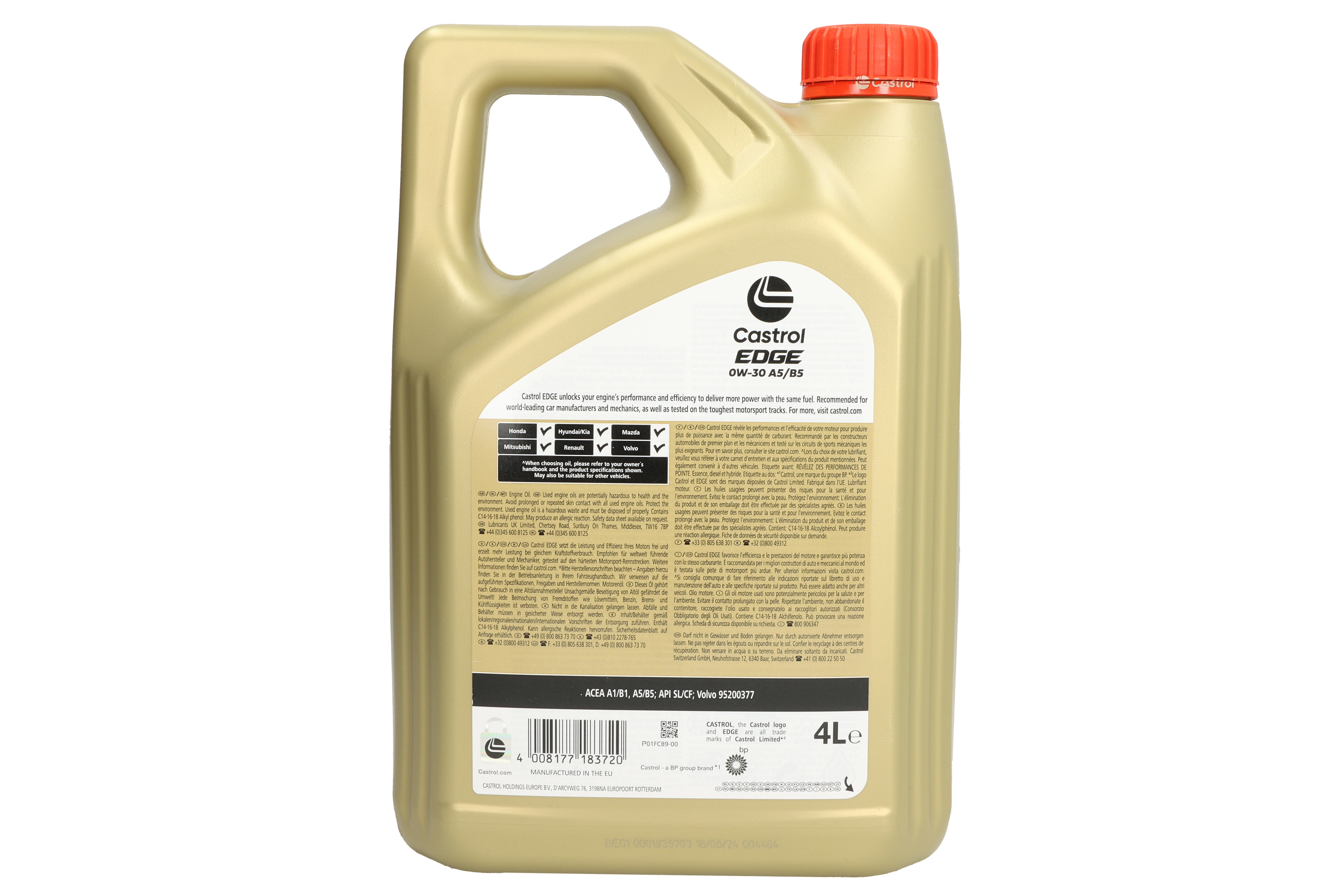 Моторна олива EDGE (1L) 0W30 фото 6
