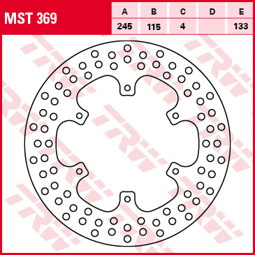 TRW MOTO brzdový kotouč YAMAHA XTZ 750 (SUP.TENERE) 89-98 (B005AG9AXW, 3LD 2582W 00, 3LD-25831-00)