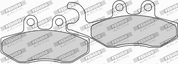 FERODO sada brzdových destiček, kotoučová brzda APRILIA SR 50AC (MOTARD), 125 (MAX 4T), 125 (MOTARD 4T), 300 (MAX) 11-15, SPORTCITY 125 (ONE), 50 2T, 50 4T 08-13, GILERA NEXUS 250 SP 07, RUNNER 50 VX 06-07, PIAGGIO/VESPA BEVERLY 125GT, 300IE (TOURER), 250