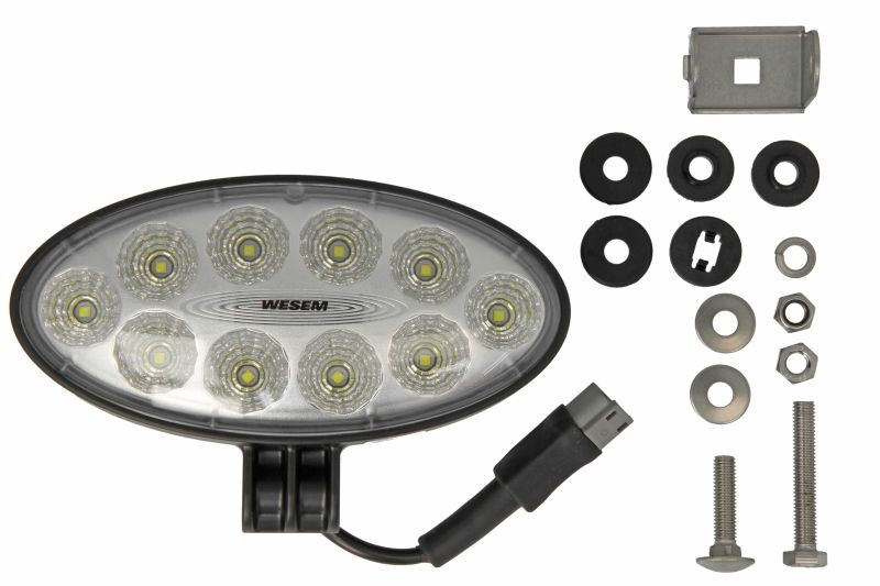 Lumina lucru (LED, 12 24V, 28W, 2200lm, numar elemente LED: 10, lungime: 176mm, inaltime: 87mm, adancime: 86mm, lungime cablu: 0,15m, cadru din plastic; carcasa din aliaj)