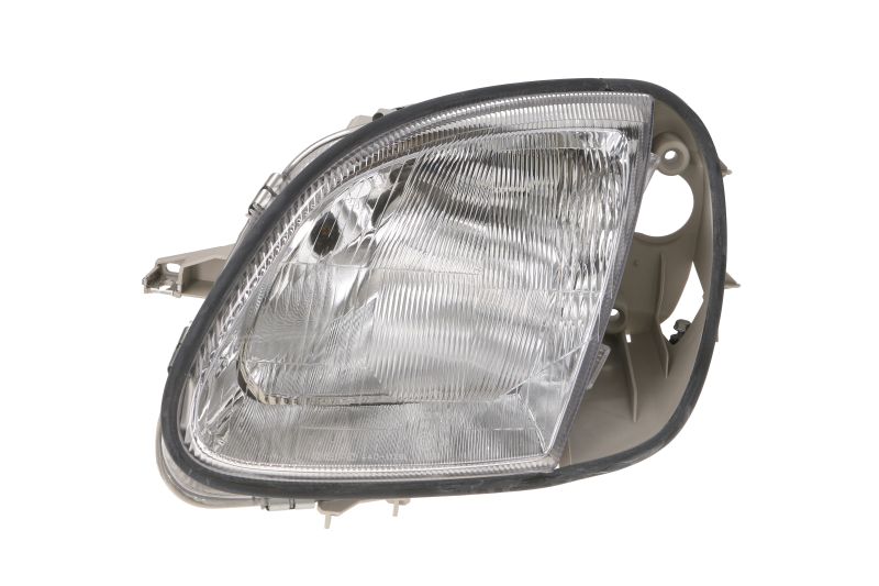 Far fata Stanga (H7, electric, fara motoras, culoare insert: argintiu, culoare semnalizator: transparent) potrivit MERCEDES SLK (R170) -04.04