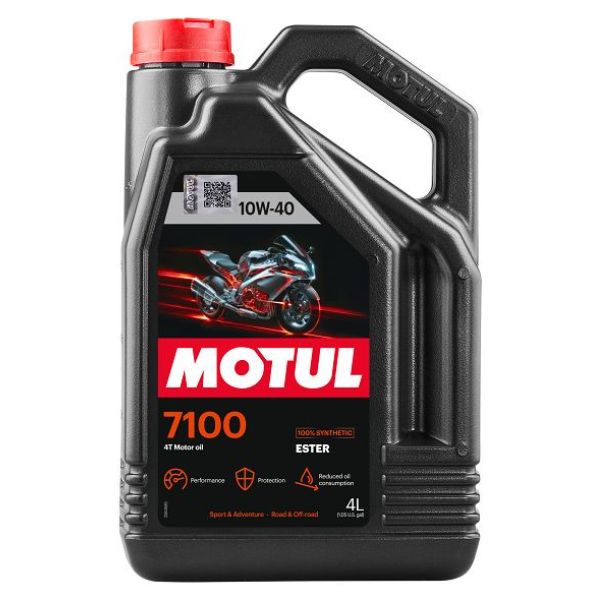 Олива моторна 7100 4T 10W-40 4л 7100 10W40 4T 4X4L MOTUL (104092) Motul фото 4