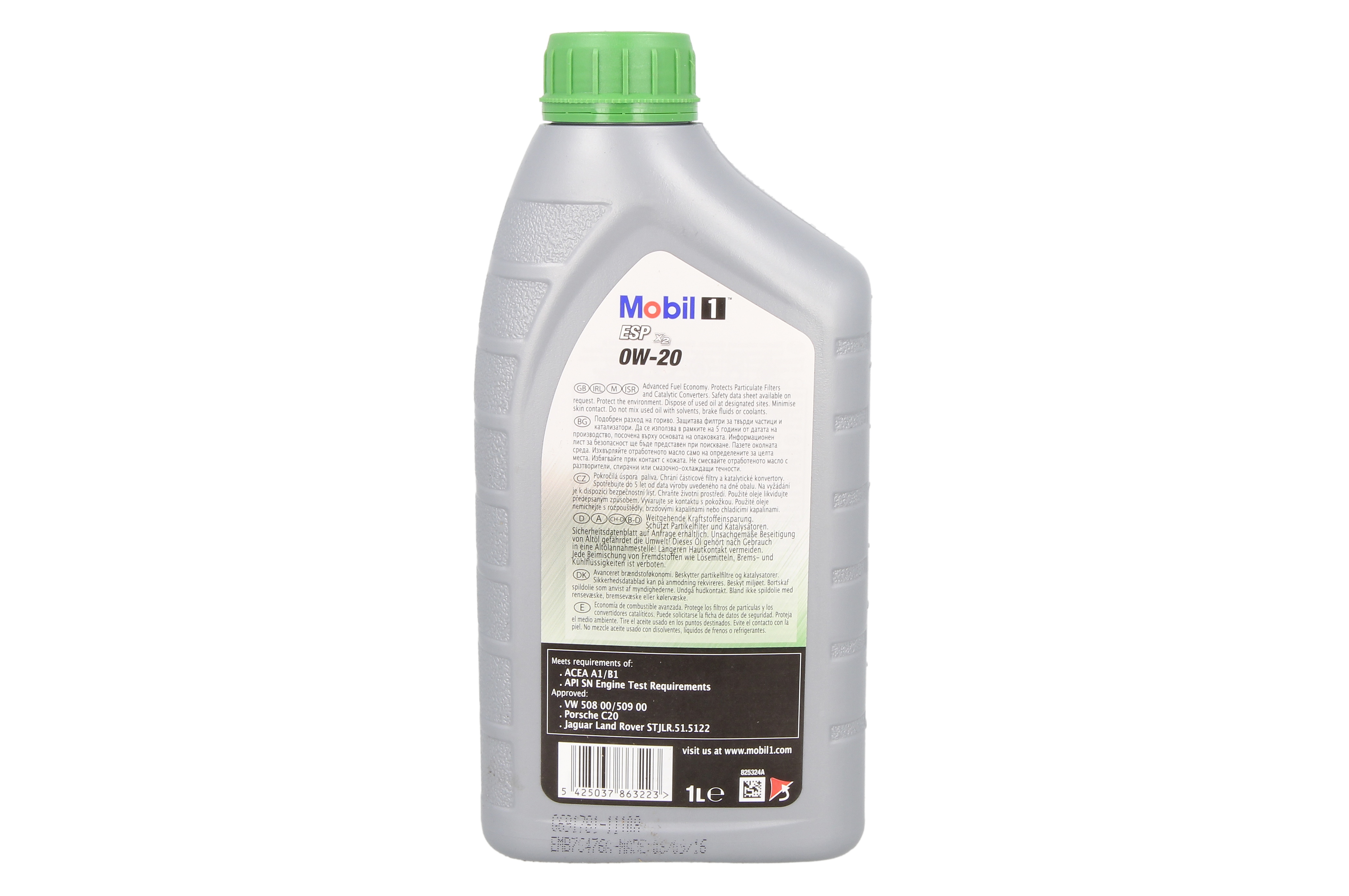 Моторна олива Mobil 1 (1L) 0W20 ,API SL, SN, DEXOS D, MB 229.71, PORSCHE C20, VW 508.00, VW 509.00 фото 6